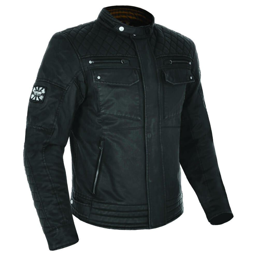 Waxed deals moto jacket