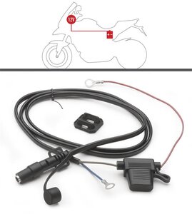 power accessory outlet for motorcycle