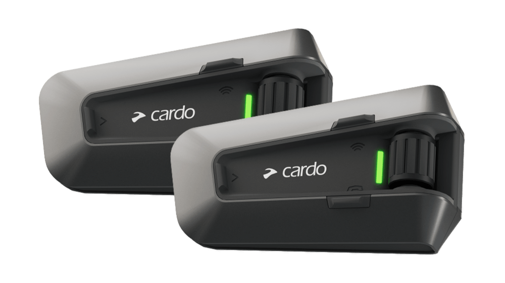 Cardo Packtalk Edge Duo Pack Motorcycle Intercom Systems