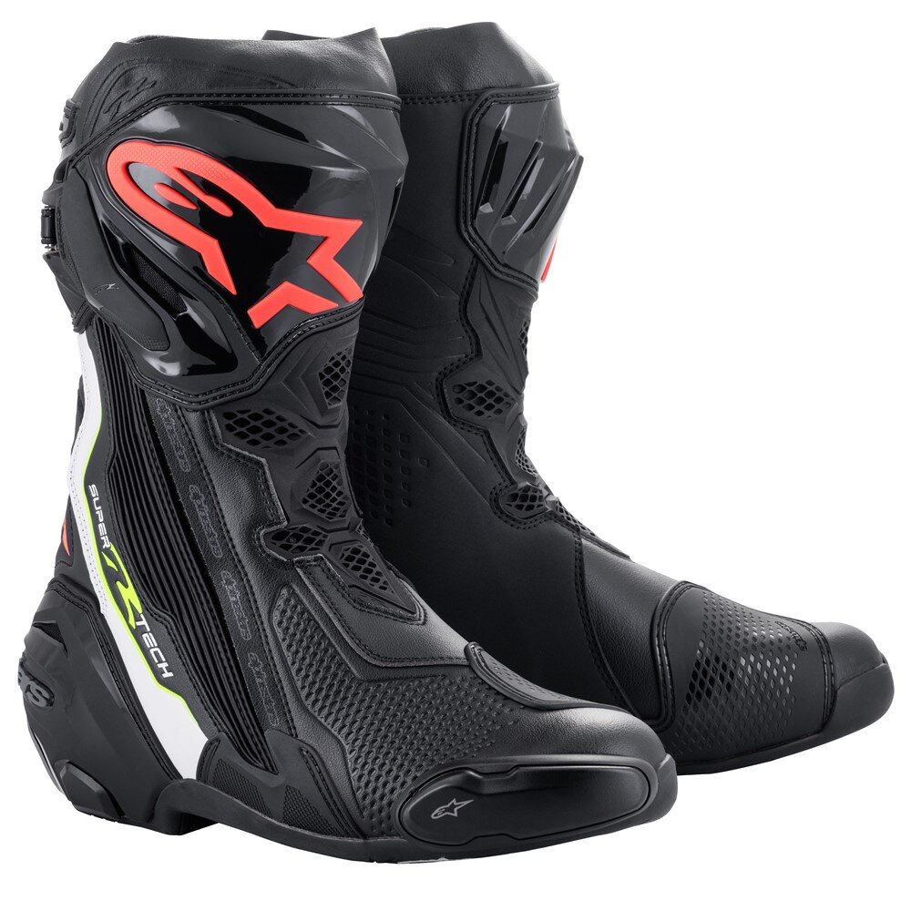 Alpinestars Supertech R Boots - Men's Motorcycle Race Boots | Motomail - ALPINESTARS  ALPINESTARS