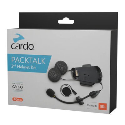 Cardo Packtalk JBL 2nd Helmet Kit-clamp kits-Motomail - New Zealands Motorcycle Superstore