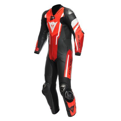 Dainese Misano 3 Perf D-Air 1-Piece Leather Race Suit-mens road gear-Motomail - New Zealand's Motorcycle Superstore