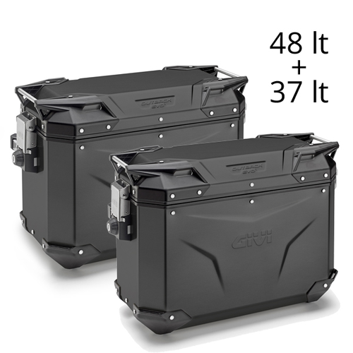 GIVI CAM-SIDE PANNIERS 37LT R/48LT L OUTBACK EVO