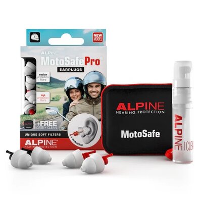 Alpine MotoSafe Pro Earplugs-helmet accessories-Motomail - New Zealand's Motorcycle Superstore