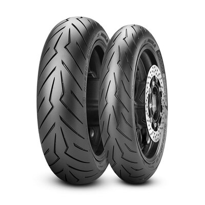 PIRELLI DIABLO ROSSO SCOOTER 110/70-12 47P TL FF 12-tyres-Motomail - New Zealands Motorcycle Superstore