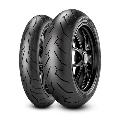 PIRELLI DIABLO ROSSO II (K) 120/70-17 ZR 58W 17-tyres-Motomail - New Zealands Motorcycle Superstore