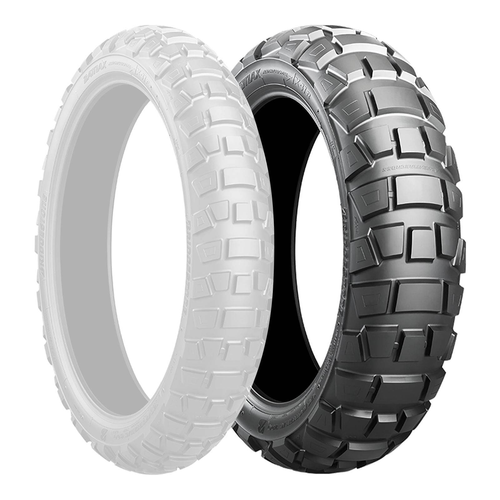 Bridgestone 120/90-16 AX41 Tubeless Rear Adventure Tyre (63P)