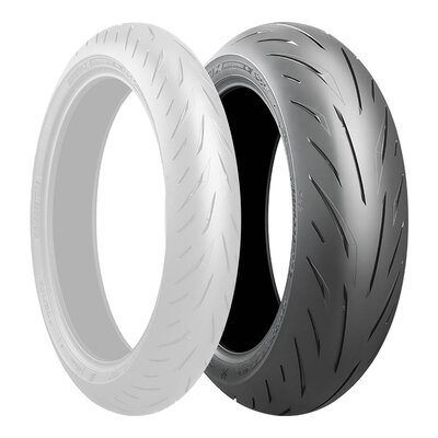 Bridgestone 140/70-17 S22 Rear Hypersport Tyre (66H)-tyres-Motomail - New Zealands Motorcycle Superstore