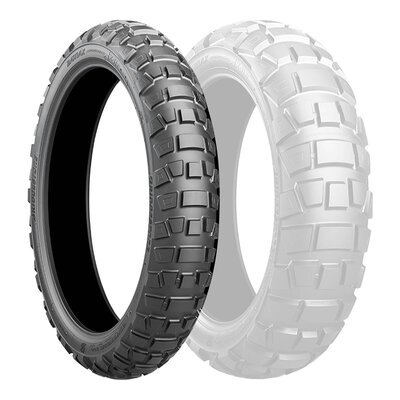 Bridgestone 100/90-19 AX41 Tubeless Front Adventure Tyre-tyres-Motomail - New Zealands Motorcycle Superstore