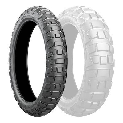 Bridgestone 90/100-19 AX41 Tubeless Front Adventure Tyre (55P)-tyres-Motomail - New Zealands Motorcycle Superstore