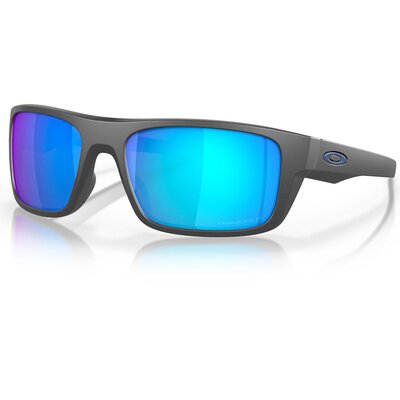 Oakley Drop Point Sunglasses - Matte Dark Grey Frame with PRIZM Sapphire Polarized Lens-casual gear-Motomail - New Zealand's Motorcycle Superstore