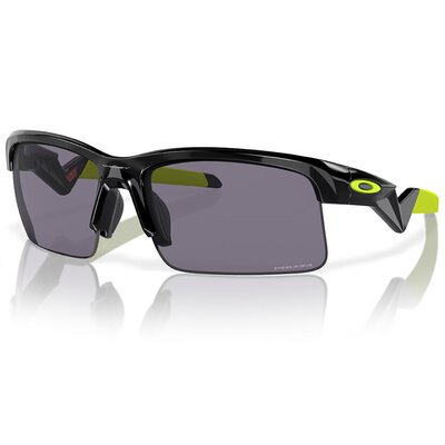 Oakley Capacitor Youth Fit Sunglasses - Polished Black Frame with PRIZM Grey Lens-casual gear-Motomail - New Zealand's Motorcycle Superstore