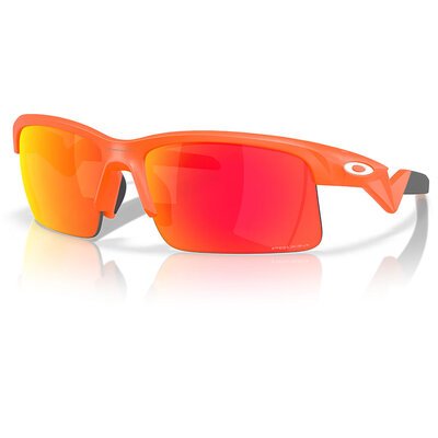 Oakley Capacitor Youth Fit Sunglasses - Matte Neon Orange Frame with PRIZM Ruby Lens-casual gear-Motomail - New Zealands Motorcycle Superstore