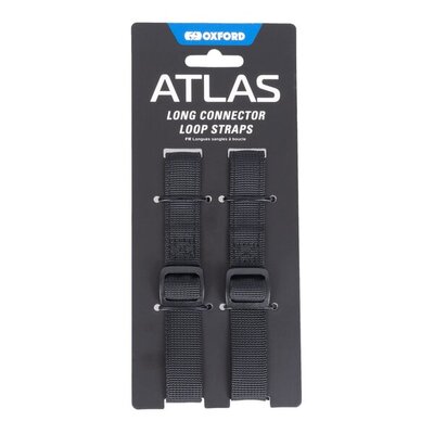 Oxford Atlas Advanced Long Connector Loop Set-luggage-Motomail - New Zealands Motorcycle Superstore