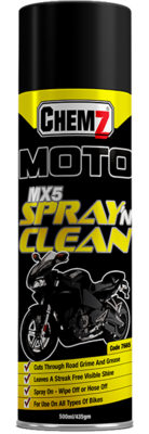 MX5 Spray’n'Clean 500ML-cleaning supplies-Motomail - New Zealand's Motorcycle Superstore