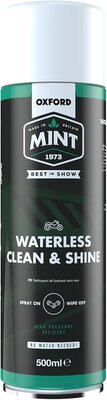 Oxford Mint Waterless Clean & Shine 500ml-bike cleaners-Motomail - New Zealand's Motorcycle Superstore