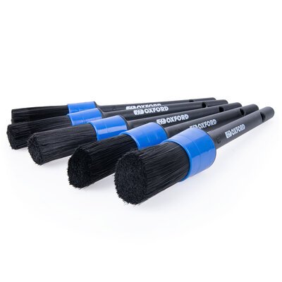 Oxford Detailing Brushes Set of 5-bike cleaners-Motomail - New Zealand's Motorcycle Superstore